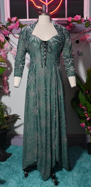 Willow Spiderweb Maxi Dress and Bolero (2 Colorways) PREORDER