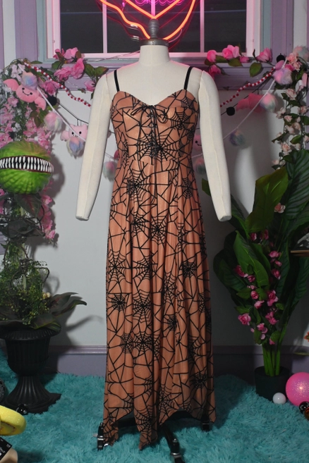 Willow Spiderweb Maxi Dress & Bolero (2 Colorways)