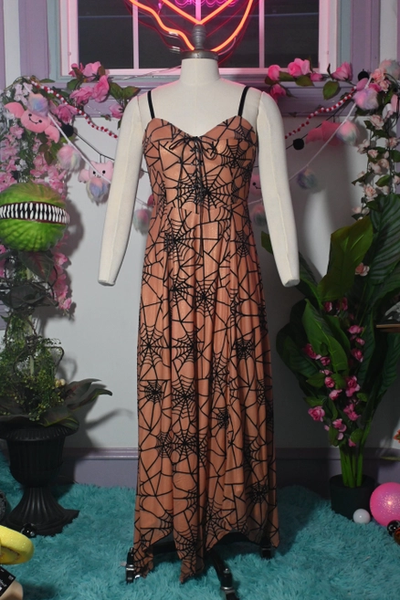 Willow Spiderweb Maxi Dress & Bolero (2 Colorways)