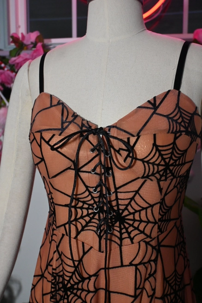 Willow Spiderweb Maxi Dress & Bolero (2 Colorways)