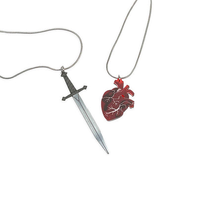 My BFF Is Sword Of A Big Deal Necklace Set