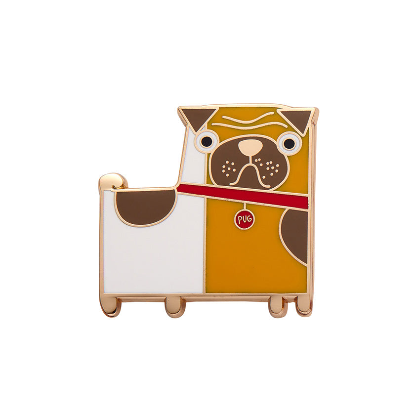 Erstwilder X Terry Runyan Order of the Pug Enamel Pin