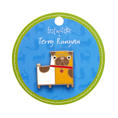 Erstwilder X Terry Runyan Order of the Pug Enamel Pin