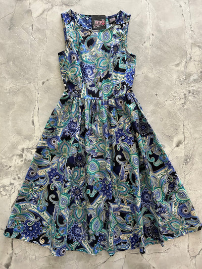 Deco Floral Midi Dress