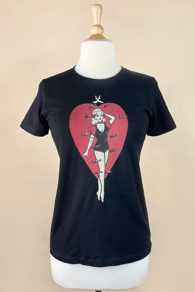 Heart Attack Fitted Tee