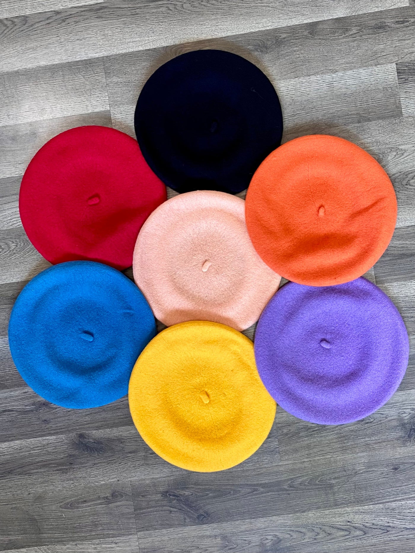 Wool Beret (Multiple Colors)